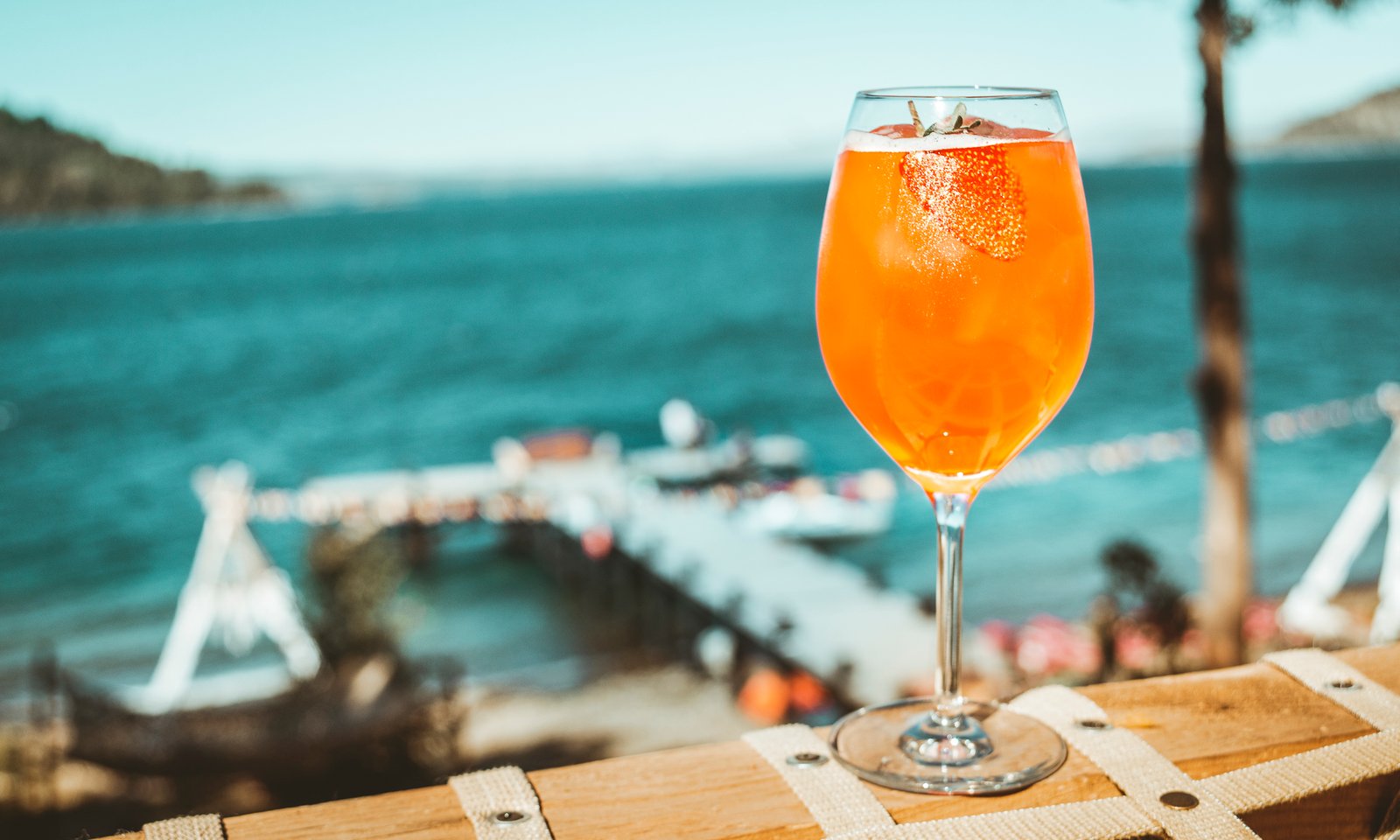 “Kombu Spritz” de Fuegos de Patagonia