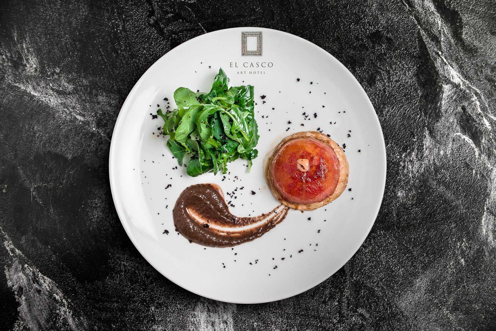 Tarta Tatín de Tomate de El Casco Art Hotel