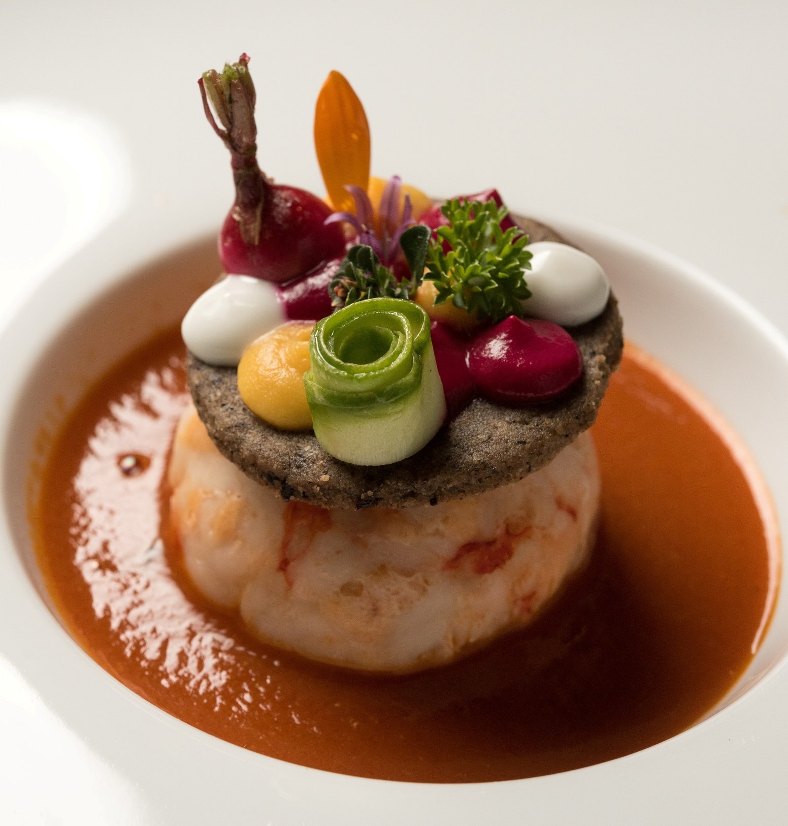 Bombón de langostino