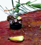 Carpaccio de liebre